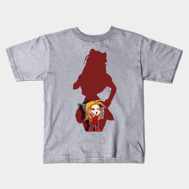 Karin Kanzuki Ojousama Laugh Kids T-Shirt by vmcoelho